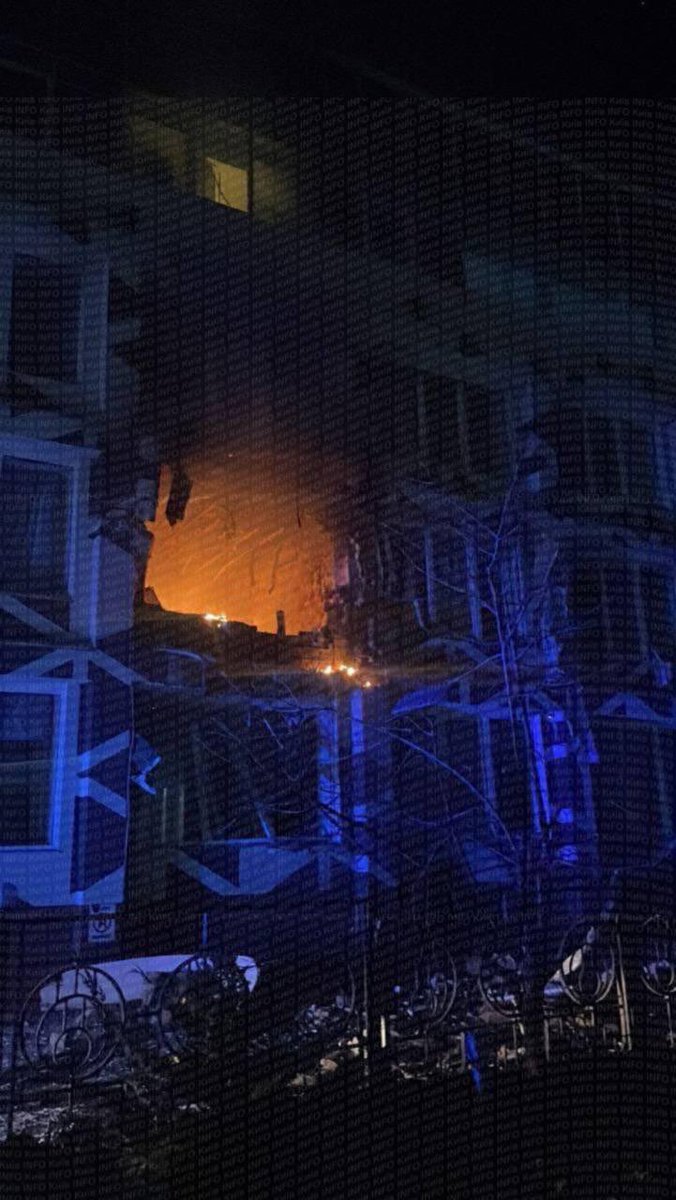 🙏 A drone attacked a private medical facility in Obolon, Kyiv.