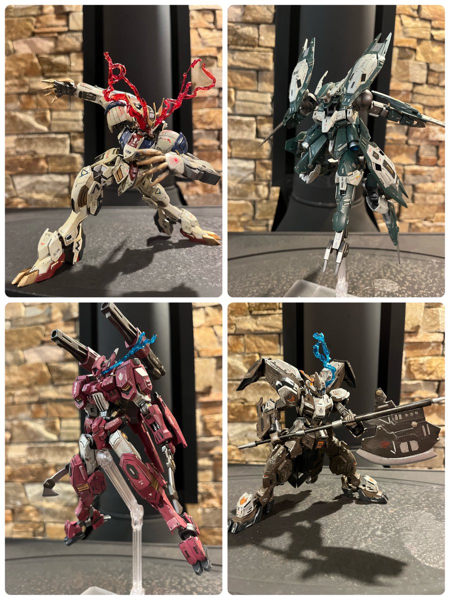 はじめましてこちら代表作になります 鉄血キットを作り込むのが好きな