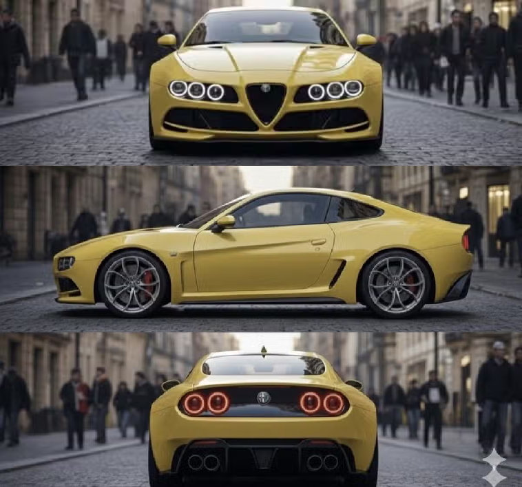 UltimativCars's tweet photo. It took me a while until I realized that this car still is a virtual conception - and even longer to realize, that it was created by @AngeloBERARDIN1.
Oh, PLEASE, @Alfa_Romeo: make this car become real!!
https://t.co/nrZBgy7bsv
#AlfaRomeo #Tesa/#TesaGT #virtualconcept https://t.co/K7fotJgisG