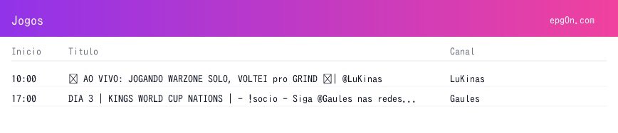 epg_on's tweet photo. A programação de Jogos no YouTube do dia 05-01-2026 já está no ar!

Confira tudo o que vai rolar em tempo real no EgpOn:
https://t.co/jE9OdJe1IJ

#GamesAoVivo #FreeFireLive #PUBGLive #LiveGaming #YouTubeGaming #JogosAoVivo #StreamAoVivo #EPGon https://t.co/K25MXCIkhR