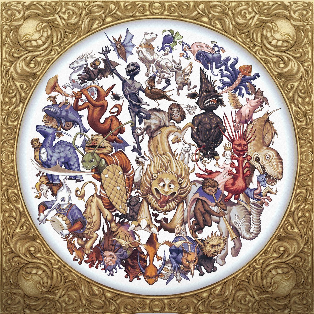 doublemacdouble's tweet image. Secret Santa I did for a friend. I love weird medieval guys.