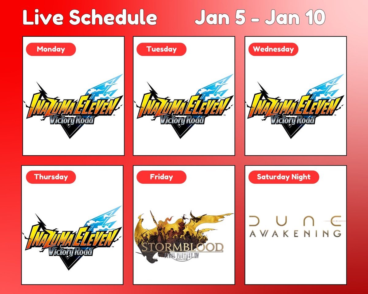 Happy New Year! I'm back from vacation! There's a good chance we'll be done with Dune Awakening this week, I'm excited to see what the deep desert is like now! And in Inazuma I think we're going to beat the story mode, and we'll finally see the other modes!