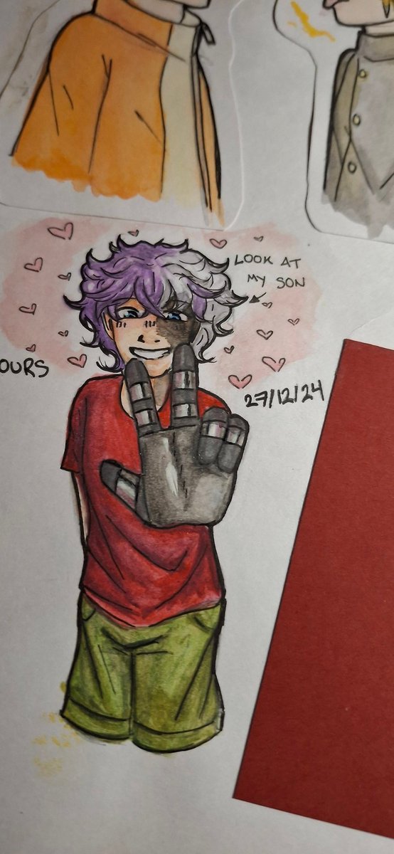 Starsicklesss's tweet photo. @blow_arts Yūto!! A year apart https://t.co/0HW2CV1vun