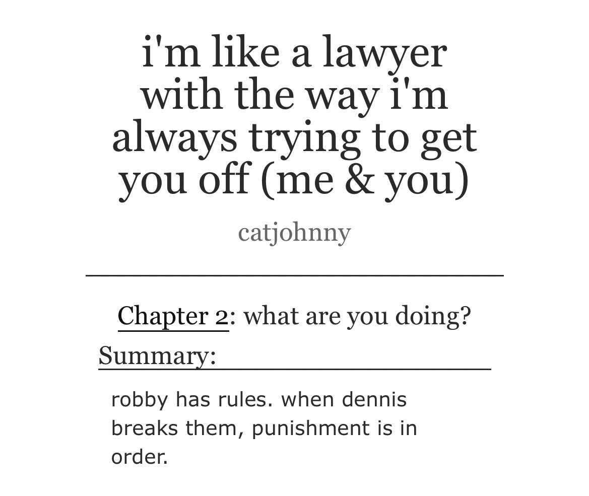 dimitrilovemail's tweet image. ✋🏼 #HucklerobbyWeek day 4 - “what are you doing?” ✋🏼

archiveofourown.org/works/76750676…

@HucklerobbyWeek