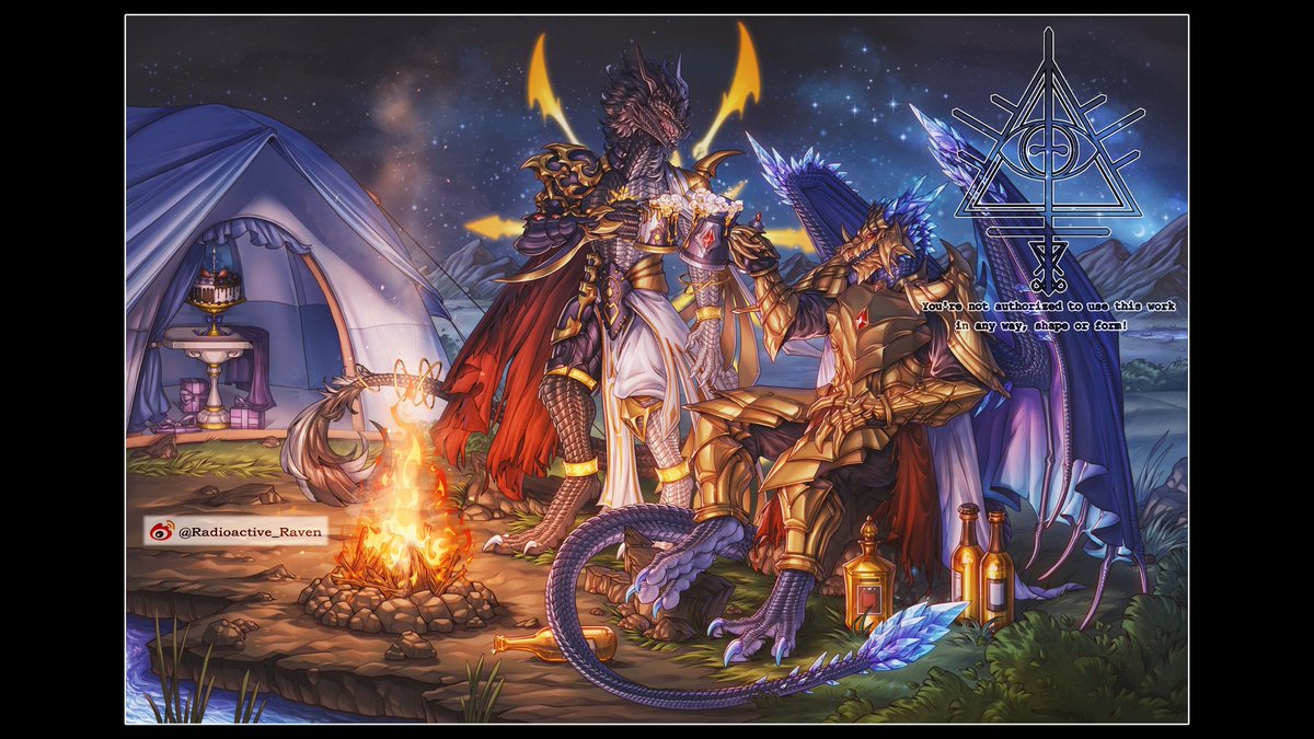 Artist:<a href="/DespairScholar/">Radioactive_Raven</a> 
Commission with my friend
long rest after exploration