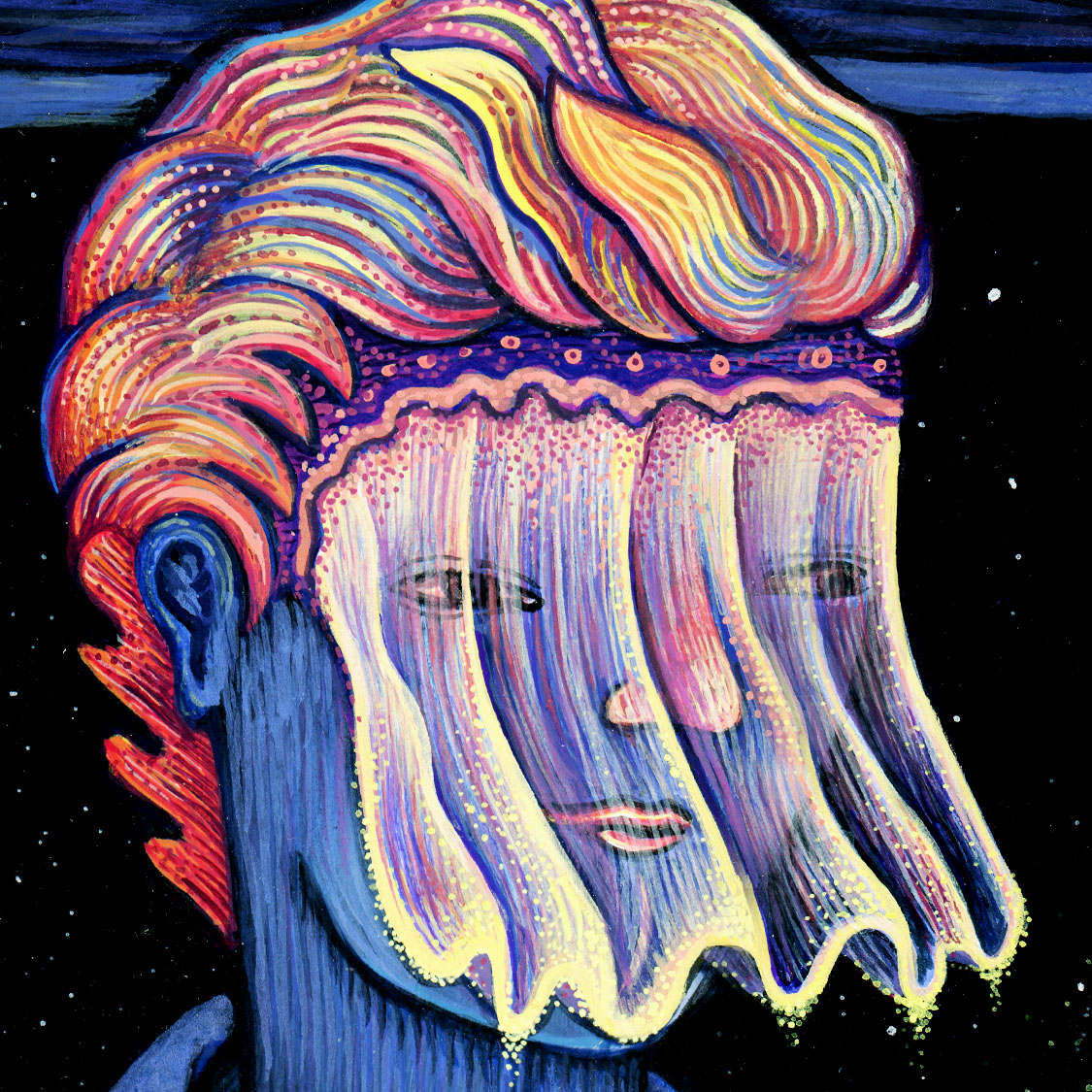 poxodd's tweet image. Recent painting, "The Florist", for more detail pics ---&amp;gt; poxodd.com/12-31-25-updat…