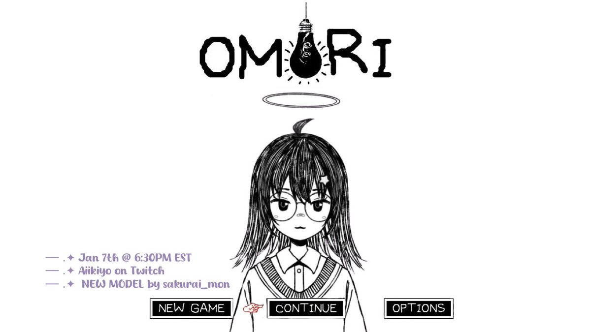 WHOA HELLO~  I have a busy week so I am only going to do one stream BUT it is with a whole new model that I love sm! Hope to see you there heheheh (more streams coming soon :3)

#OMORI #witchvtuber #twitchstream