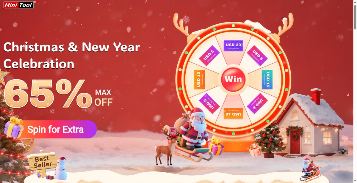 minitool_'s tweet photo. 📢Share MiniTool’s Christmas & New Year Sale for a chance to win Amazon gift cards! 

📲Follow @minitool_, share the event page with #MiniToolChristmasAndHappyNewYearSale, and you could be one of the lucky winners. 🥰

🎁Prize List:
✨First prize: $50 Amazon Gift Card * 1
✨Second prize: $20 Amazon Gift Card * 2
✨Third prize: $10 Amazon Gift Card * 5

📅Event runs Dec 18, 2025 – Jan 5, 2026

https://t.co/vaG4YznsSD

#MiniToolChristmasAndHappyNewYearSale #TechDeals