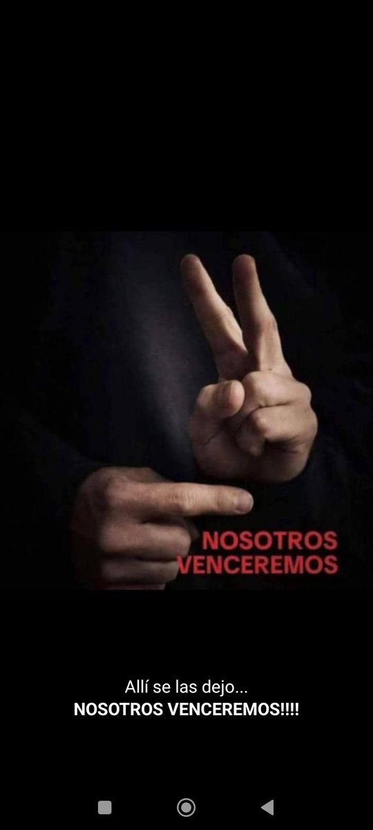 Venezuela es Libre y Soberana
Nosotros Venceremos!