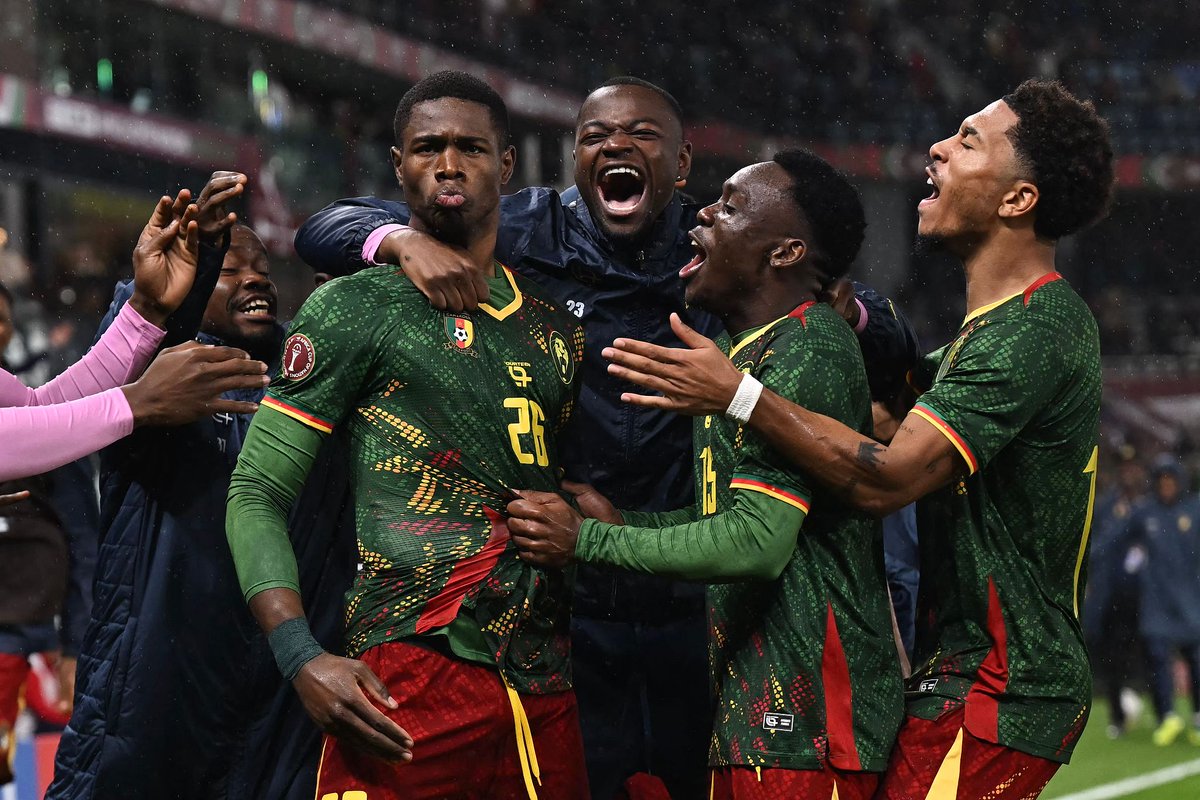 CGTNSportsScene's tweet photo. 🇨🇲#Tchamadeu & #Kofane fired #Cameroon into #AFCON2025 QF showdown with #Morocco after 2-1 vs #SouthAfrica.
📊Cameroon only 2nd ever win over South Africa, young squad, 5-time champs, now face the hosts.
🍿Who you backing: Morocco at home or Cameroon with nothing to lose? https://t.co/ExPWMx9iWw