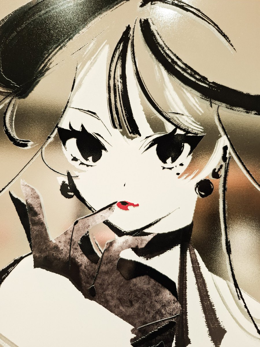 「OPUS:day7 いよいよ折返しとなりました。 メインの鏡を使った連作は画集で」|まのでまりな❤️‍🔥のイラスト