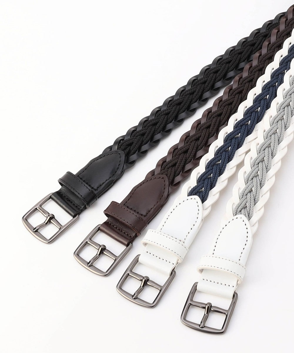 NICOLE CLUB FOR MEN新作入荷】 ナローコードメッシュベルト￥14,300