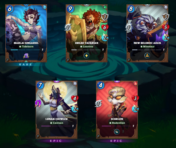 An archon and two epic cards. Play Splinterlands to earn daily rewards like these!  

splinterlands.com/register?ref=l… 

#splinterlands #play2earn