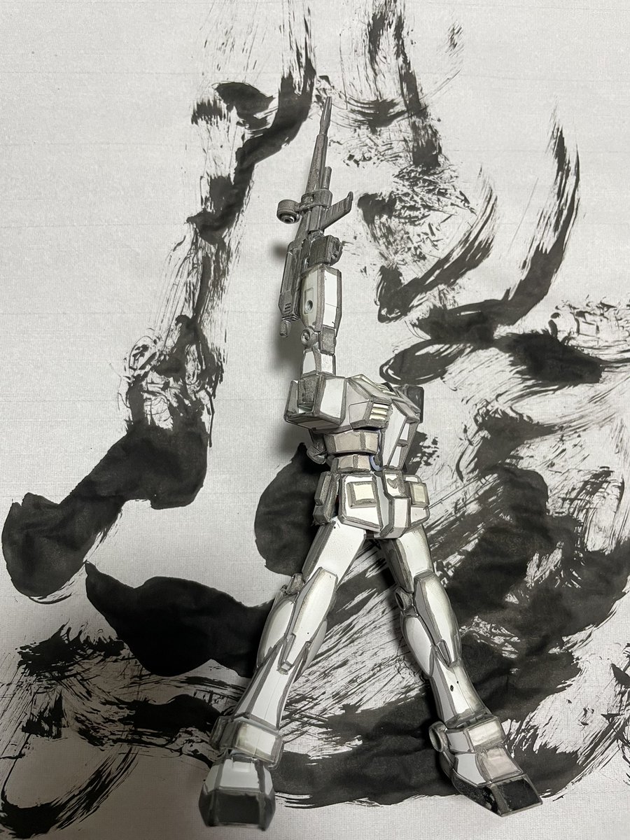 いっぽんざむらい はじめましてこちら代表作になります 何度もすみません 墨絵風ガンダム