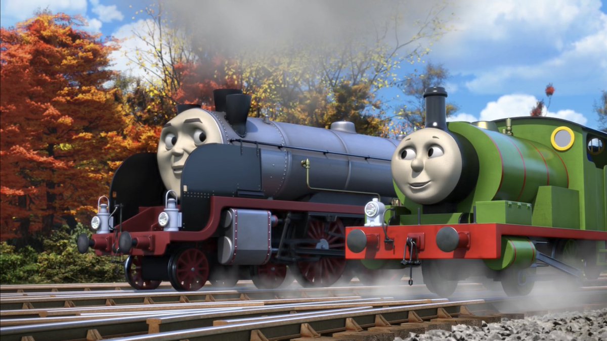 Really, Percy? You’re not gonna ask who this engine is or where he came from?

Alrighty, then… 😑