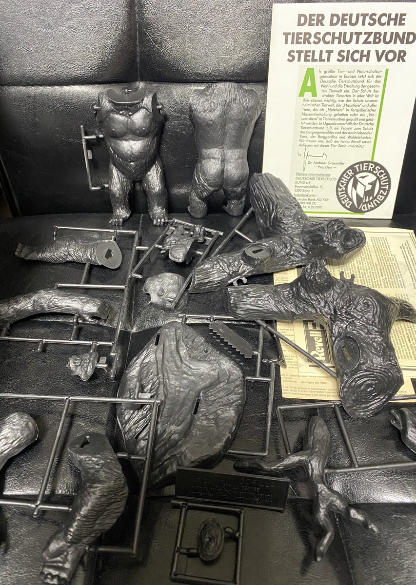 ドイツレベル 「BERG-GORILLA」開封 絶滅危惧動物シリーズのマウンテン