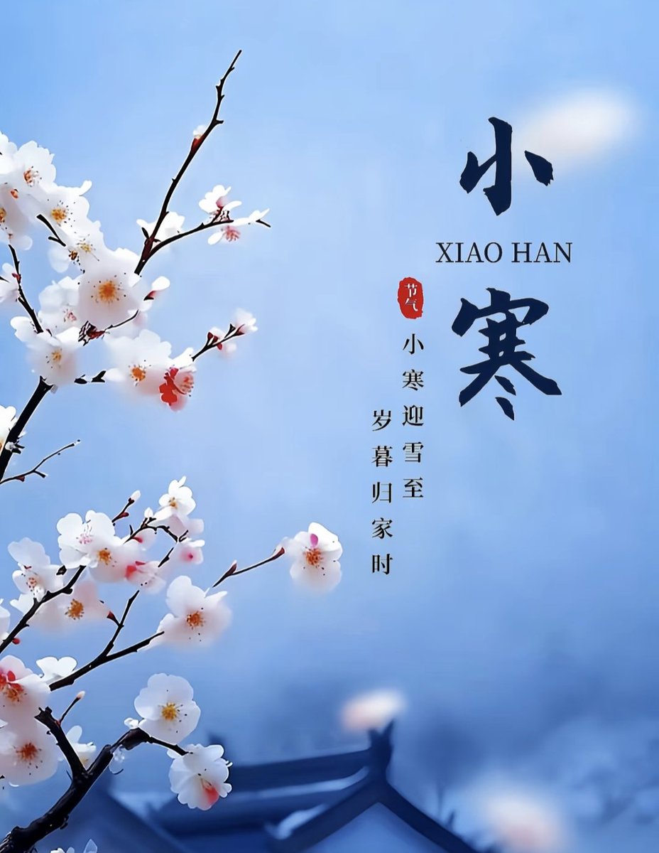 Littleone5232's tweet image. 小寒至，岁末天寒，静候春来
小寒，霜凝地冻，寒意渐深，万物至此藏敛而待新生。旧岁将暮，新年在望。中国节气——小寒