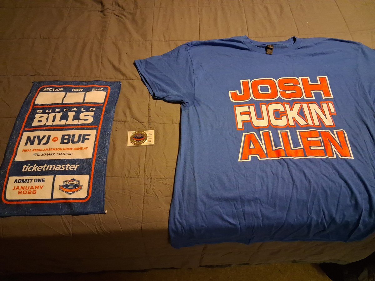Pystov's tweet image. My spoils from the last game at Highmark