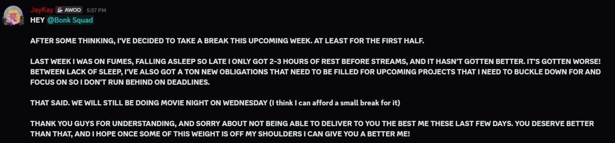 JayKayVT's tweet image. No new schedule this week, instead take this!