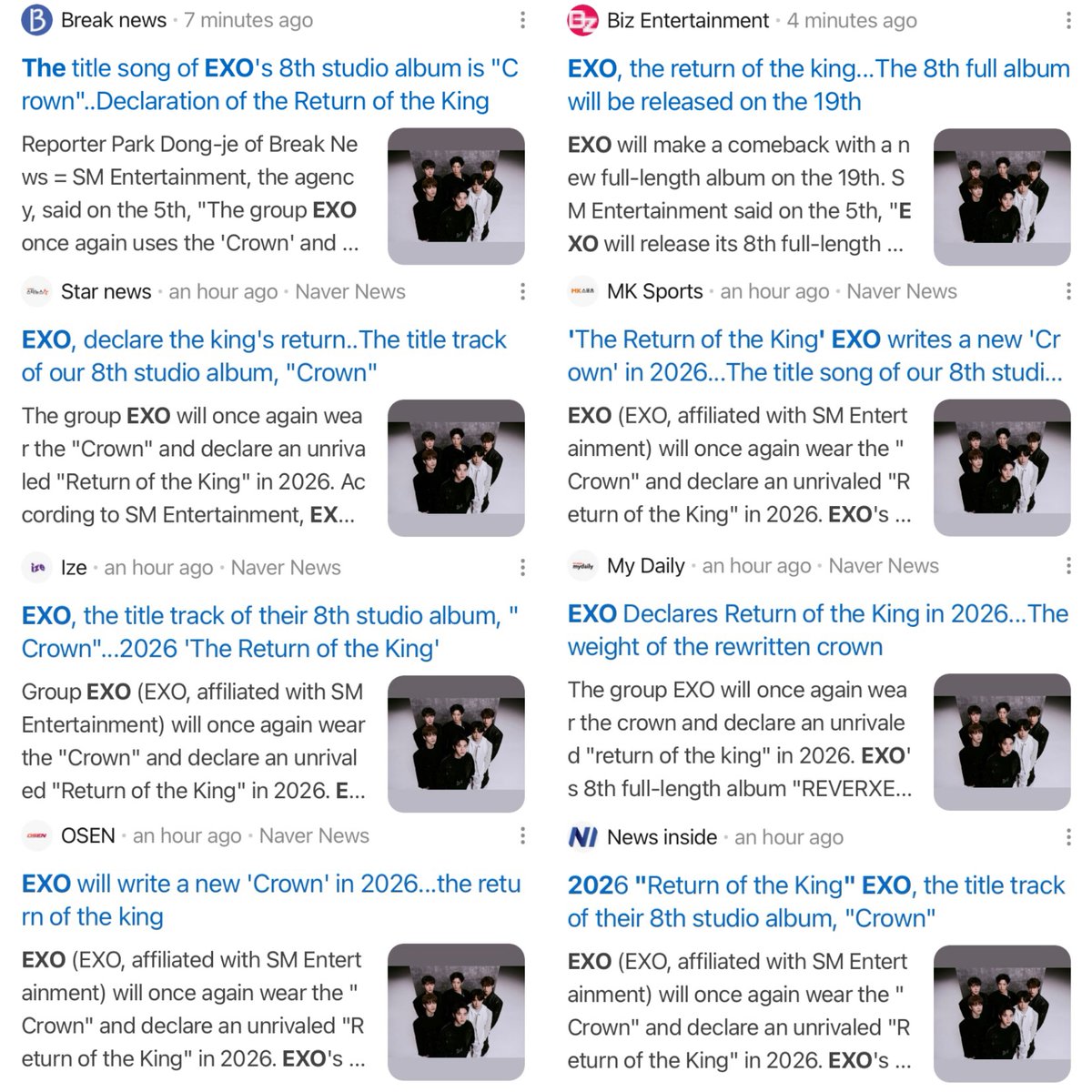 drkyung1216's tweet image. คีย์เวิร์ดสำหรับ EXO วันนี้ “ Return Of The King " 👑 นะน้องนะ สำนักข่าวเขาพูดกันเองทั้งนั้น 

เอ็กโซ คัมแบค 19 มกราคมนี้ 🎉