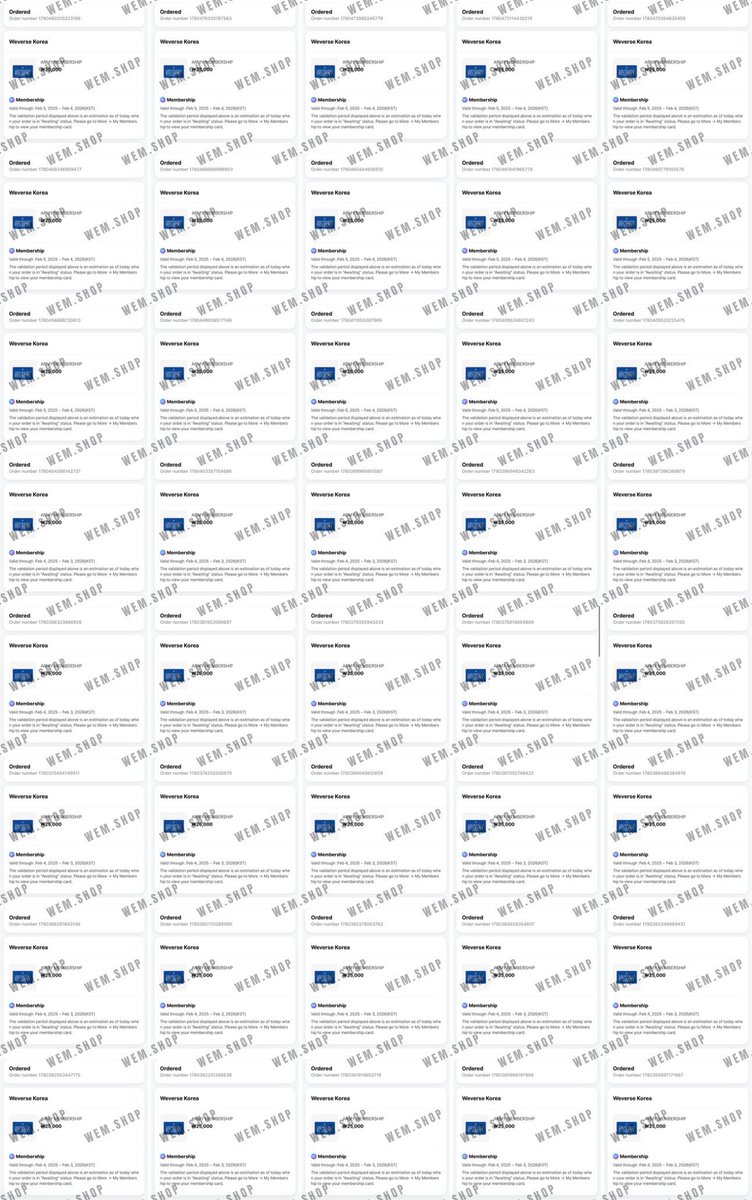 ✨รับสมัคร/ต่ออายุ ARMY Membership

Membership 555 ฿.- 
•ลูกค้าเก่าที่มีรีวิว ARMY ลด 5฿.-

💌สนใจ DM หรือ lin.ee/uK2MiqF

#ตลาดนัดบังทัน #ตลาดนัดBTS