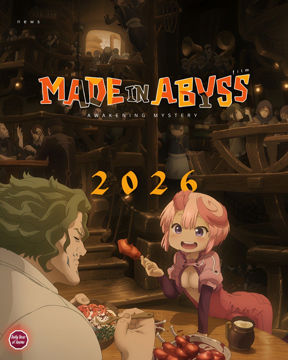 AniTVOfficial's tweet image. 'Made in Abyss' is Officially Coming Back this year with a New Movie.