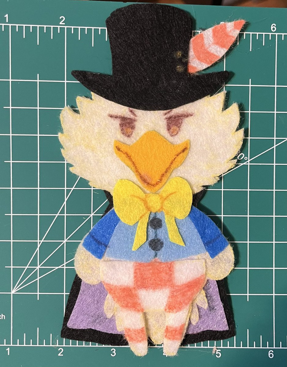 cheesescribe's tweet image. made morgans as well but he was harder to craft ;-;