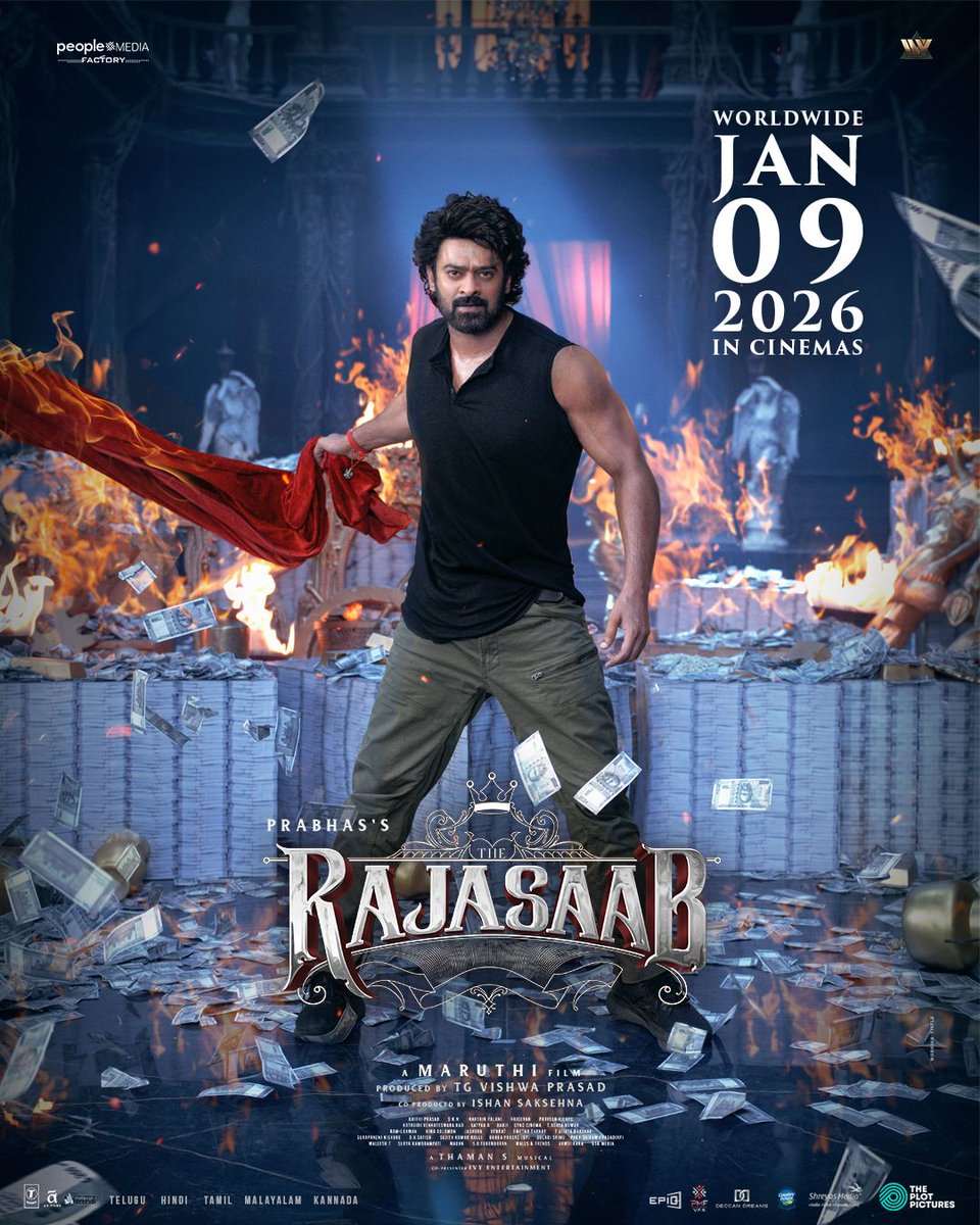 cinejingle's tweet photo. #TheRajaSaab SPECIAL GIVEAWAY 🔥
Doing this for the FIRST TIME ever! 
Giving away FREE tickets for all the fans 🔥🔥
All you need to do 👇
👉 Follow @cinejingle Instagram also
👉 Like &amp; Repost this post
👉 Comment your area &amp; preferred showtime
 Winners will be picked randomly https://t.co/K3pJZj26um