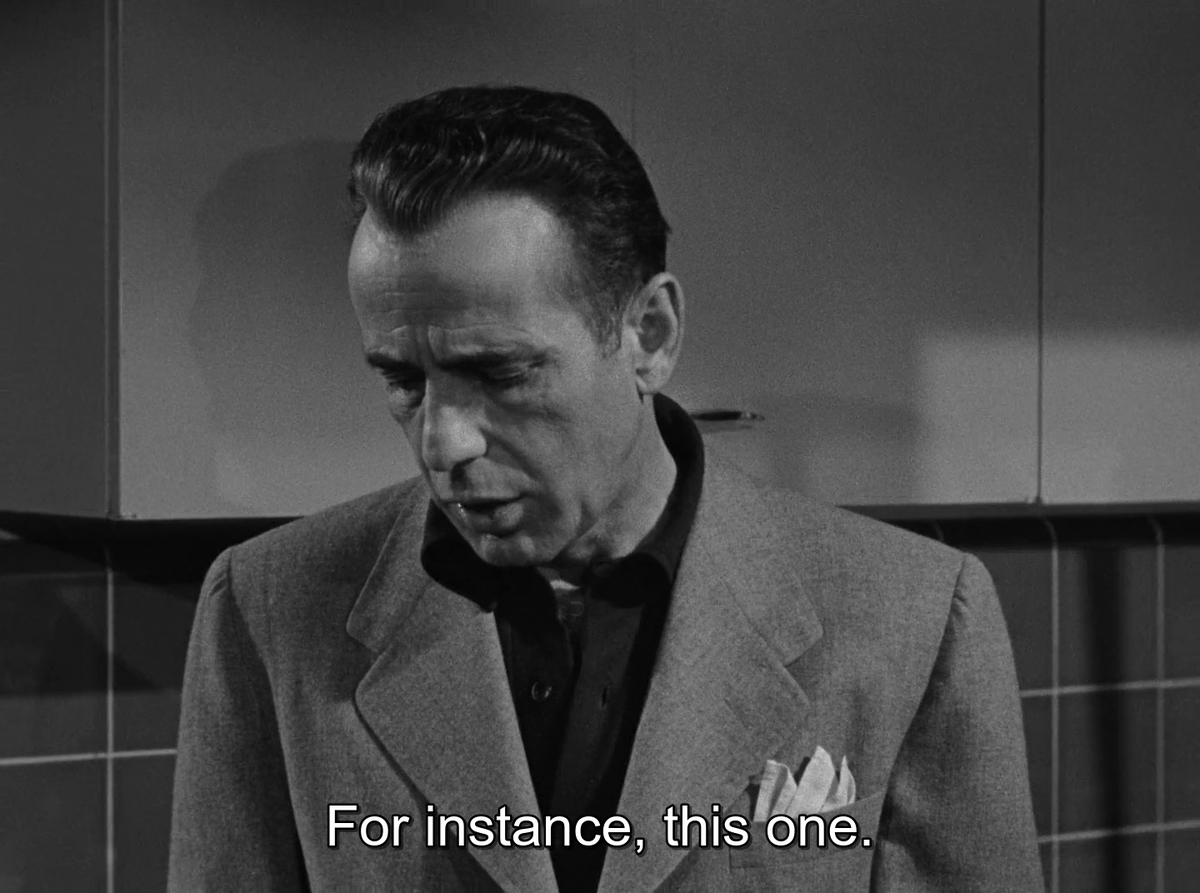 aguzzh_'s tweet image. In a Lonely Place (1950)