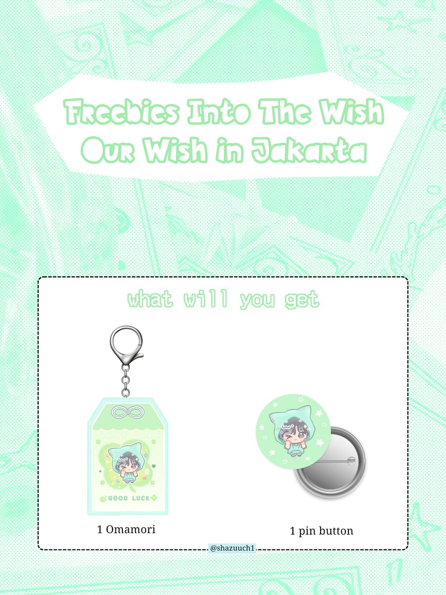 shazuuch1's tweet image. 𝐅𝐫𝐞𝐞𝐛𝐢𝐞𝐬 𝐈𝐧𝐭𝐨 𝐓𝐡𝐞 𝐖𝐢𝐬𝐡 : 𝐎𝐮𝐫 𝐖𝐢𝐬𝐡 𝐢𝐧 𝐉𝐚𝐤𝐫𝐭𝐚 お守り🍥🪷
by @shazuuch1 

📍 ICE BSD
📅 11 April 2026
⏰️ TBA

Detail on Pic
Dm for trade