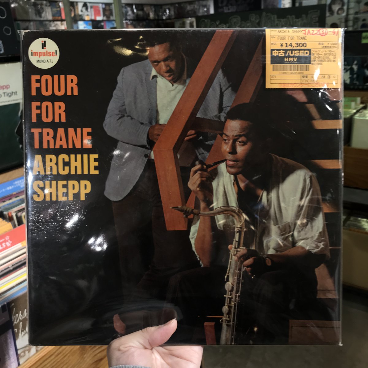 本日の新着中古レコメンド！ ◇ARCHIE SHEPP/FOUR FOR TRANE(A71) 【盤