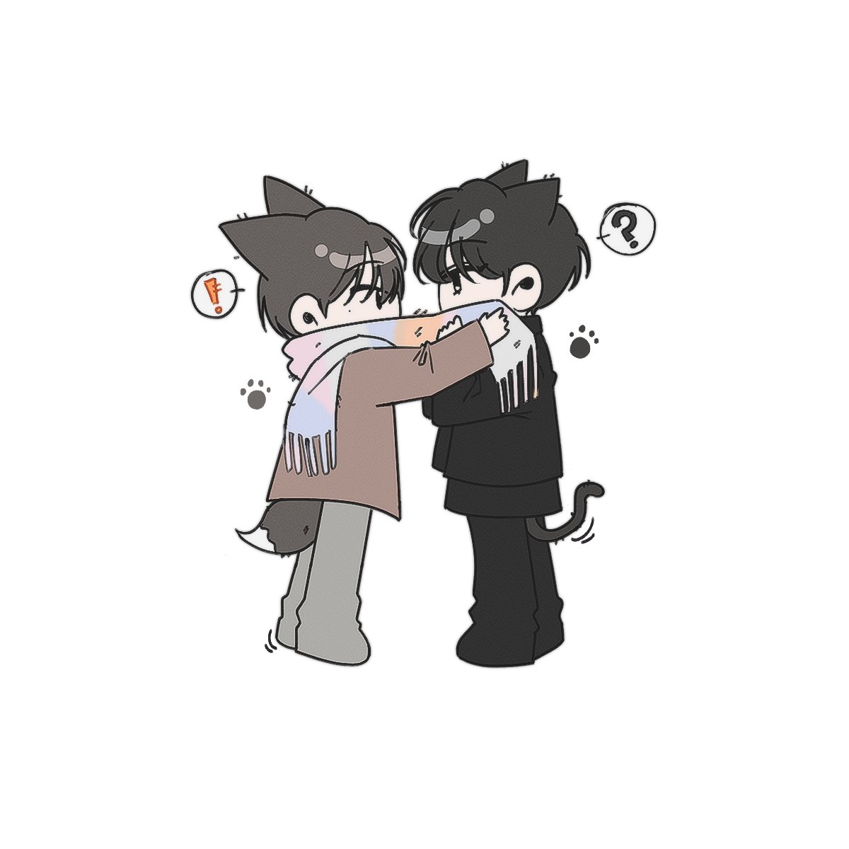 목도리 뒤집몬즈 너무 귀여워서 자꾸 신경쓰인다.........