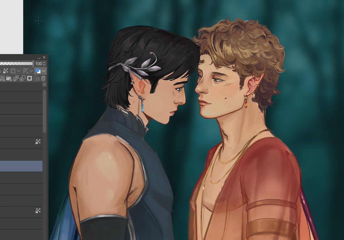 marmarris_art's tweet image. A little Finn/Dane WIP before ep3 drops in a couple of hours

#EmberandIce #HudsonWilliams #ConnorStorrie