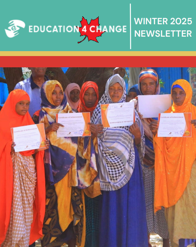 Happy New Year everyone! We hope your holidays were joyful and that you were able to spend time with all of your loved ones. 

Check out our Winter Newsletter using this link:
education-4-change.org/newsletter-ava…

And, stay tuned for some exciting news about our Hope Library!!