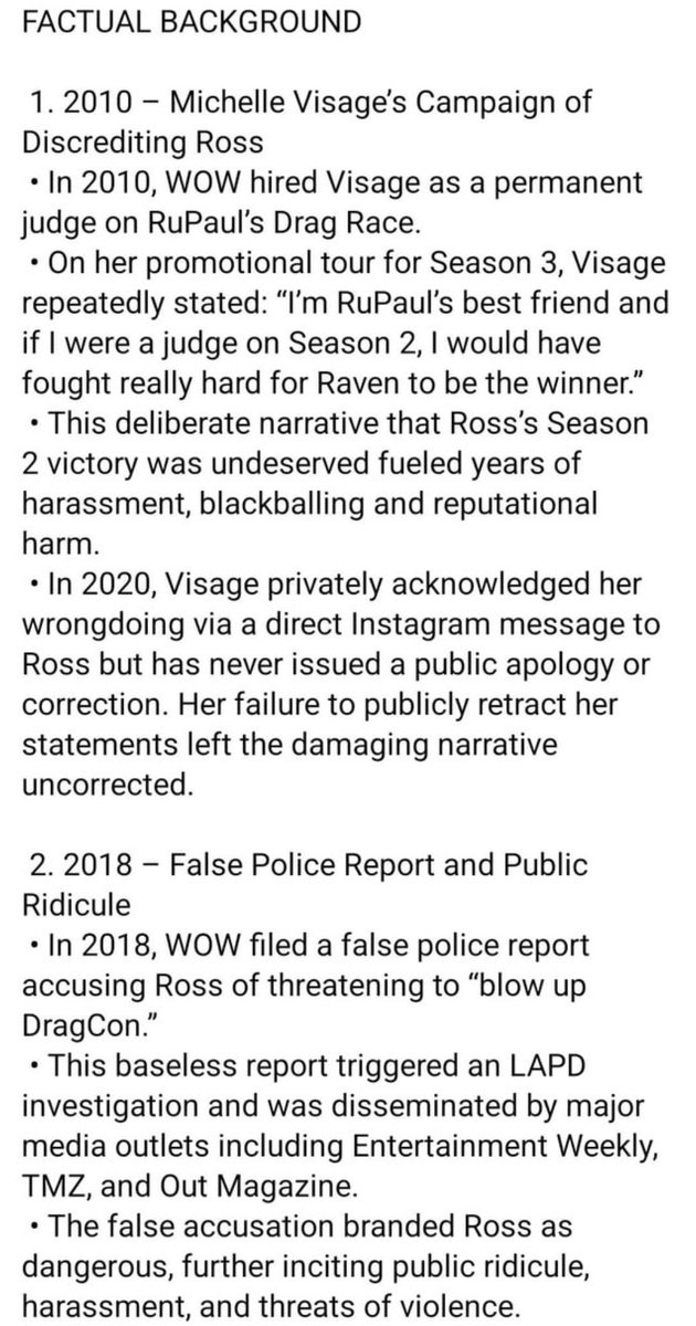 Drag_Crave's tweet image. Tyra Sanchez has outlined her intended lawsuit against RuPaul, Michelle Visage &amp;amp; World of Wonder on Facebook.
