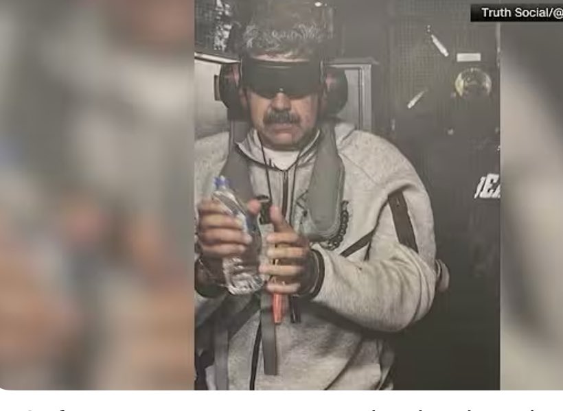 chalupachoco's tweet image. Why’s it look like Maduro is cosplaying as a low-budget Dr Disrespect