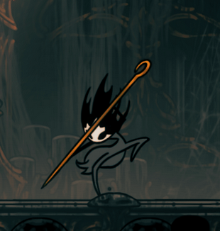 palewoven's tweet image. had a complete evil ship thought
locked by just existing, both abandoned by silk

their lines are so #hmmm 
lmk silksongtwt did i cook