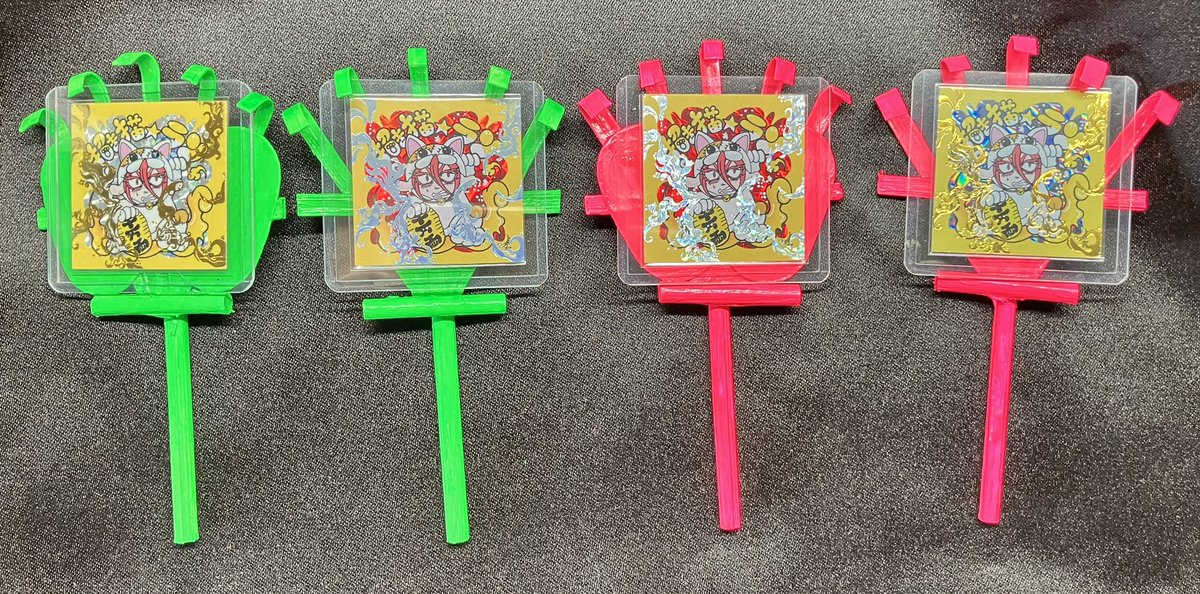 御シール熊手通常版🐱 シールは角プリ/スパンコール/キラキラ色々