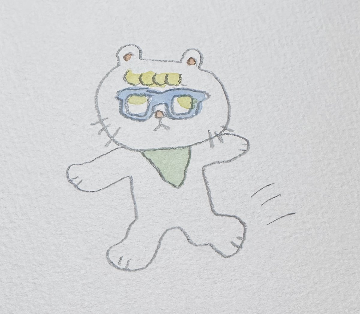 走るのは苦手です。