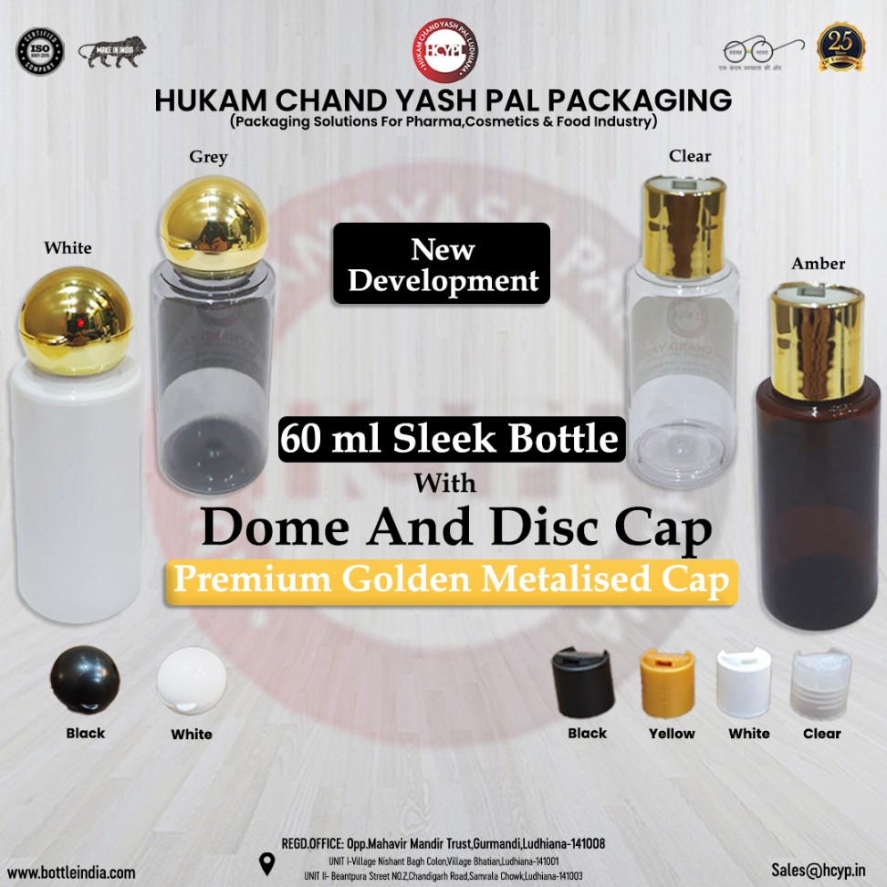 hukam_yash's tweet image. Luxury in a 60 ml package! 
🧴Sleek Bottles in 4 colors with Premium Golden Metalised Dome &amp;amp; Disc caps. The perfect high-end closure for your premium brand.
#SleekBottle #GoldenCap #PackagingDesign #CosmeticSupply