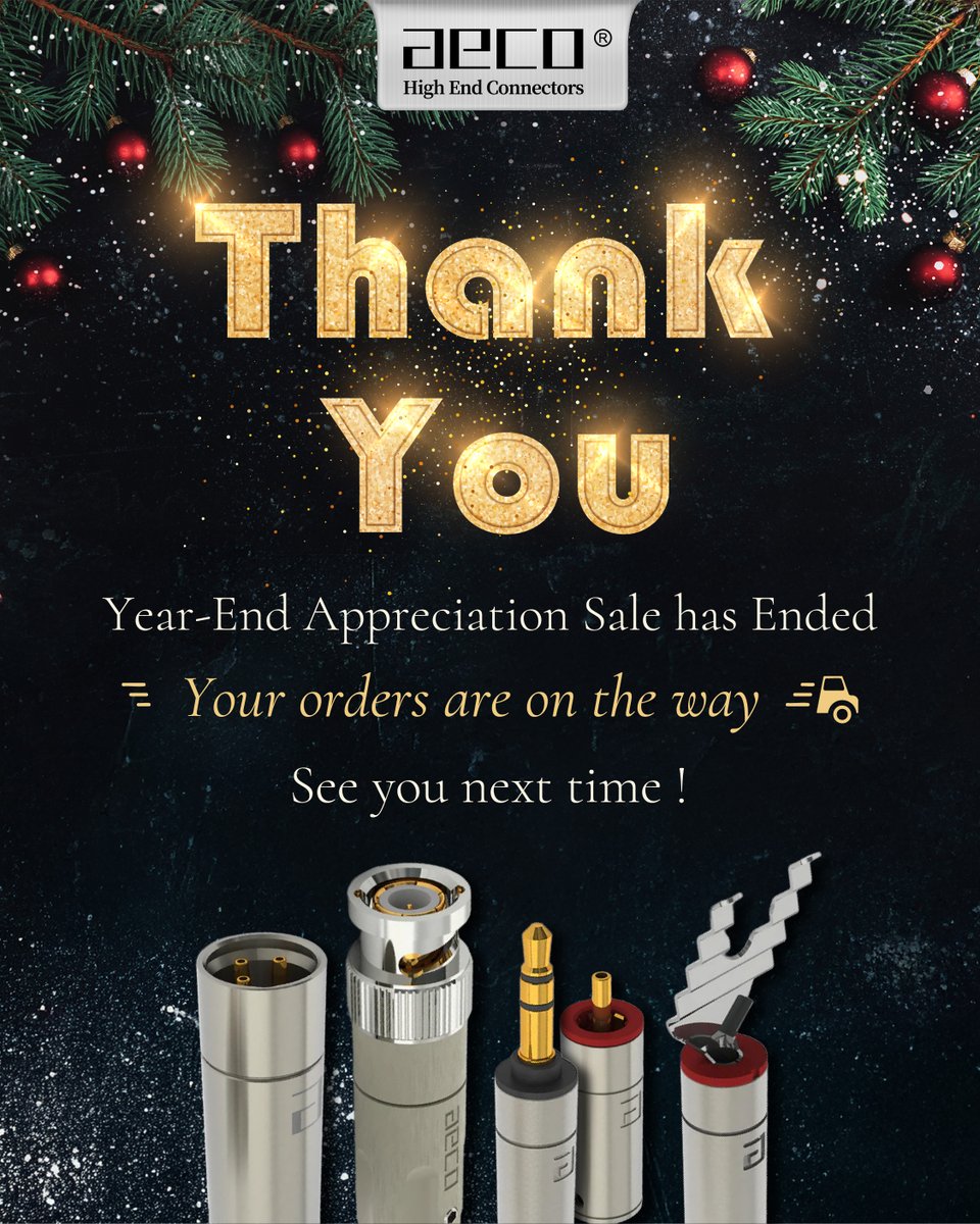 aeco 雅酷 Hi-End Connectors tweet media