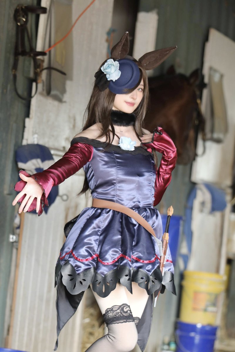 Been able to eat lots of good rice lately 🌾  Maybe this is the blessing of Rice Shower 😳 

#umamusume #cosplay