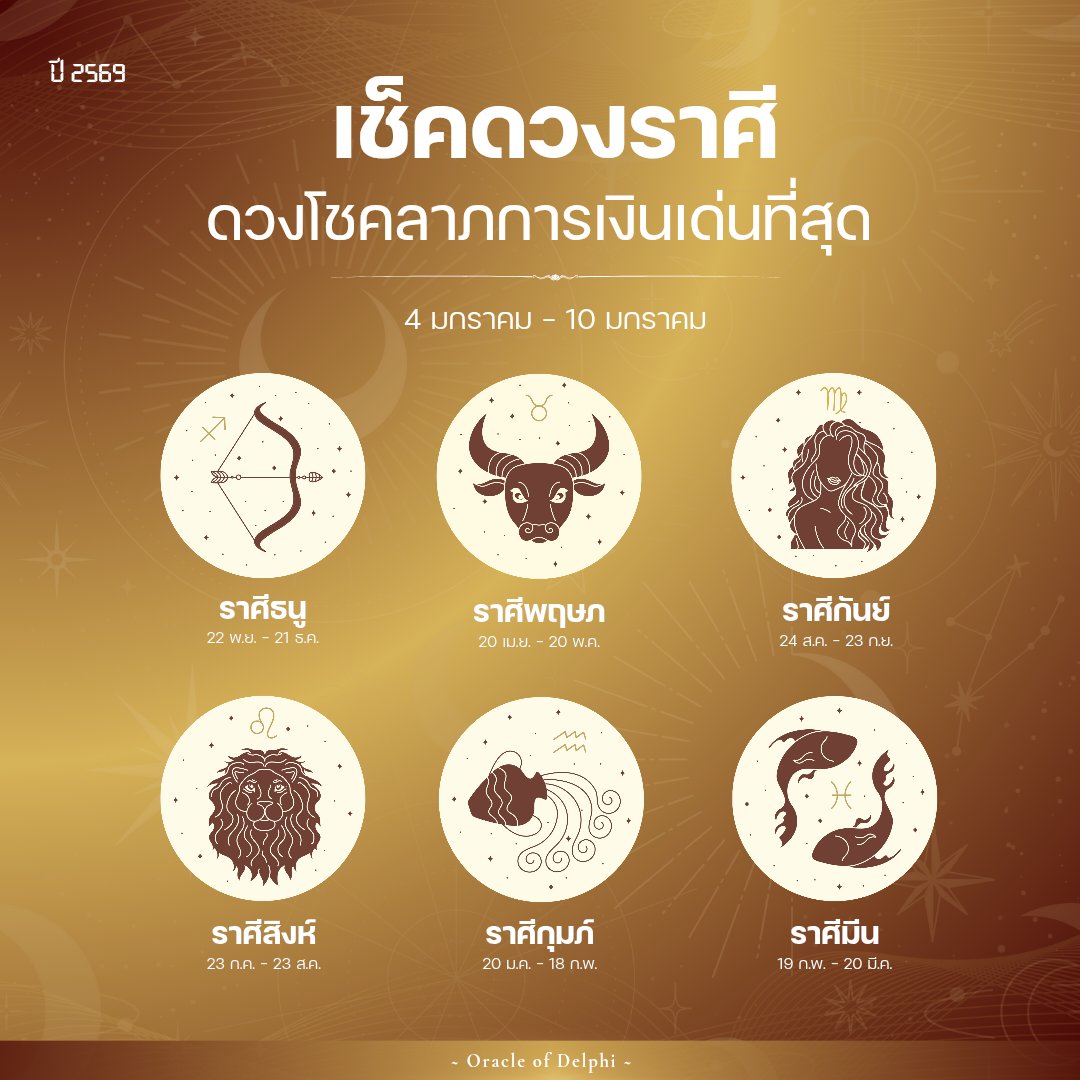 oracleofdelphim's tweet image. 6 ราศี ดวงโชคลาภการเงินเด่นที่สุด ช่วง 4 มกราคม - 10 มกราคม 2569✨💰

พิมพ์ 999 เพื่อรับคำทำนาย🌷💖