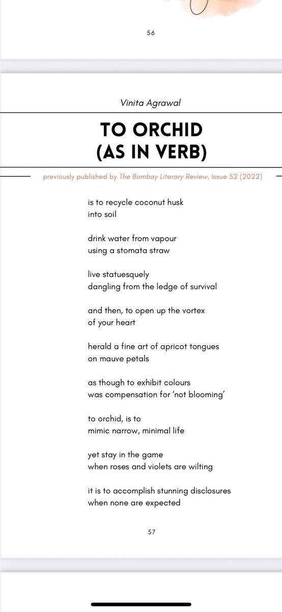 vinita65's tweet photo. I have two poems in the current issue of #tabularasa issue 4. Both poems were published earlier and I’m honoured to have the Editors at Tabula Rasa pick them up and include them in the latest issue of this amazing publication. #proverse @tabularasareview @thebombaylitmag https://t.co/DdegVGLeyC