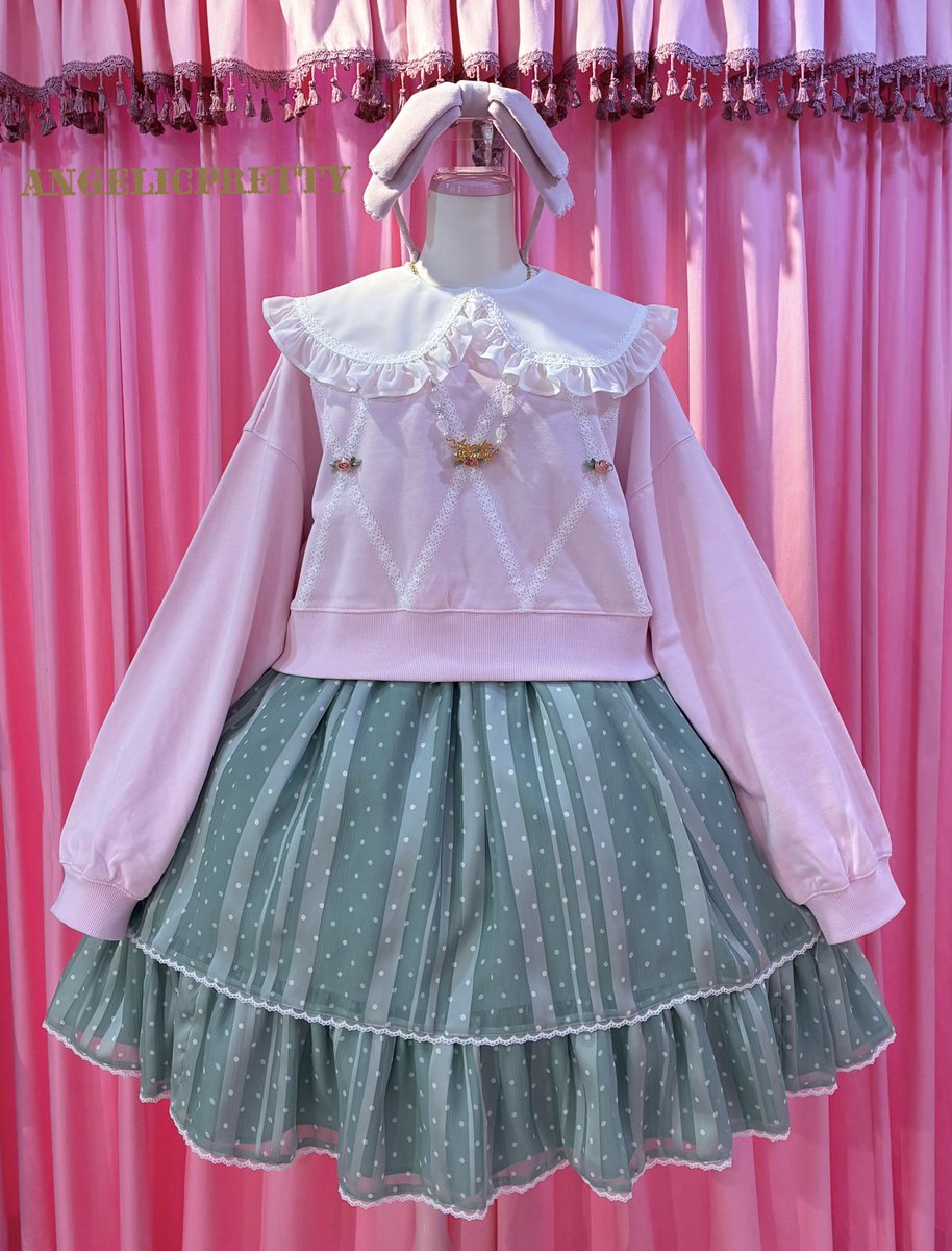 【新品】Sweet Best Wishesジャンパースカート(ピンク×ミント) Sweet Best Wishes | BABY, THE STARS SHINE BRIGHT