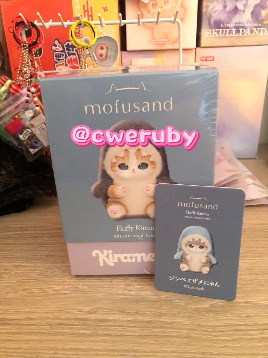cweruby's tweet photo. WTS - want to sell Mofusand Kiramekko whale shark biru

🐱 550k (BC)
📍Surabaya
✅️available 🍊/fullpay/splitpay https://t.co/5ubS3Ud0ra