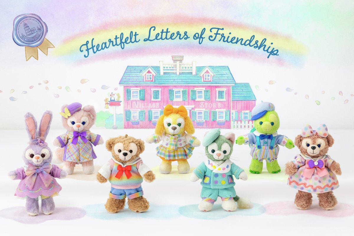 ✨1月8日 販売開始✨ ダッフィー＆フレンズが虹のようにカラフルな衣装