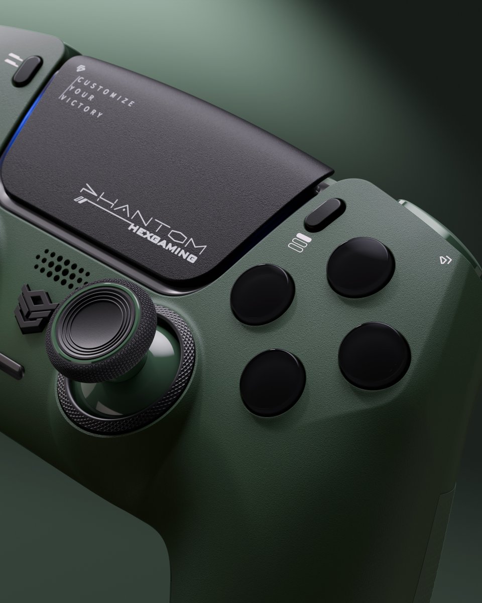 HexController's tweet image. Built for the way you play,
shaped by the moments that matter most.

PHANTOM | Static Emerald.