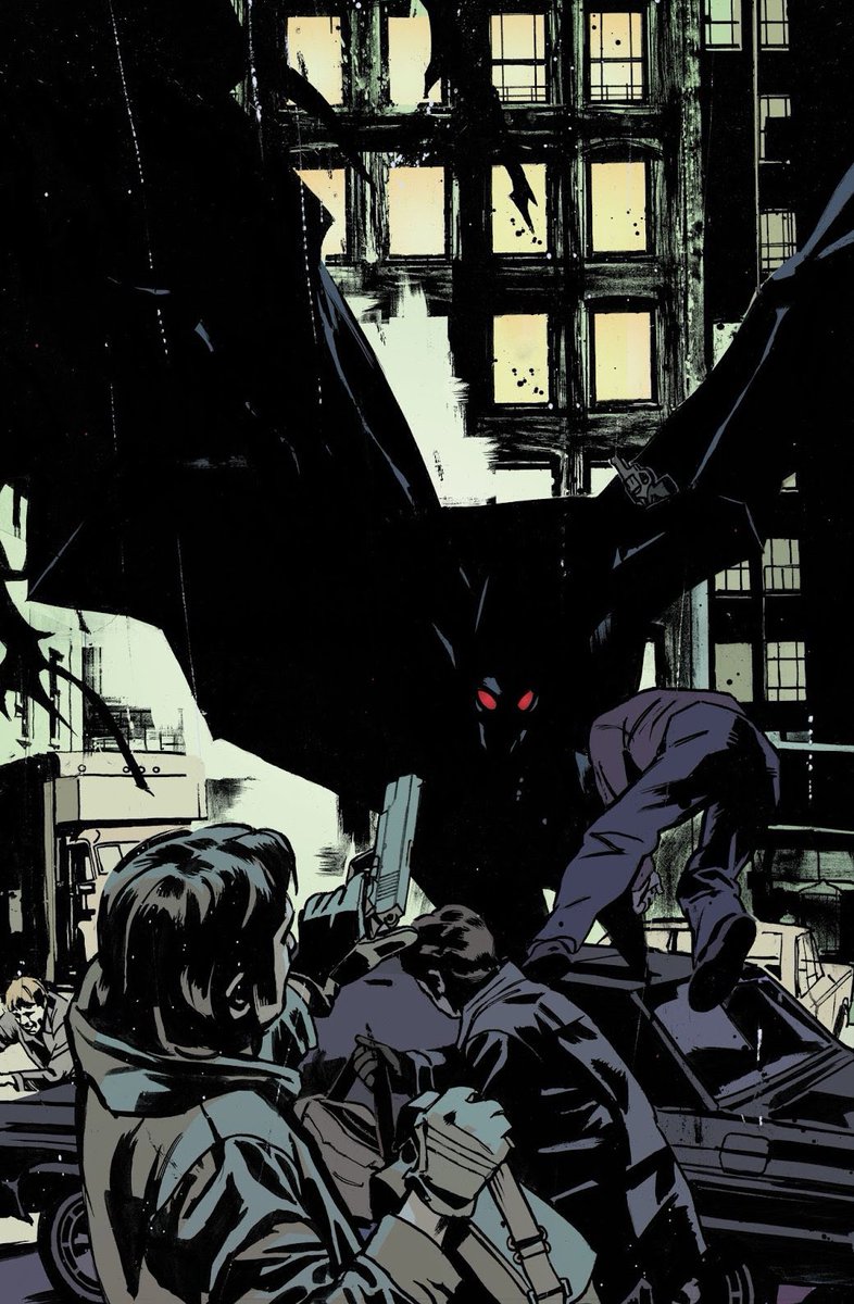 batmancurated's tweet image. batman: creature of the night; art by john paul leon