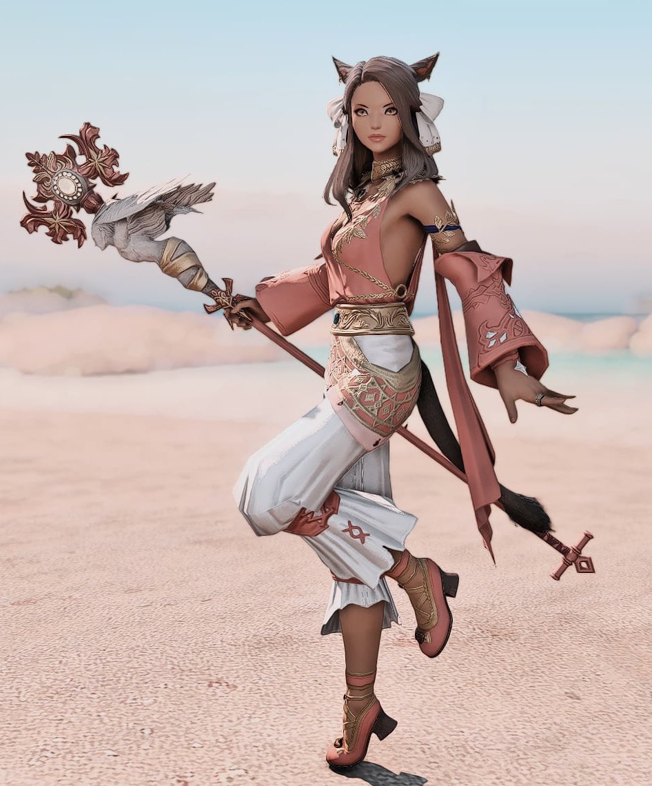 Coral Dreams
EC link for Details: ffxiv.eorzeacollection.com/glamour/321863…

#ffxiv | #ff14 | #ffxivglamour | #miqote | #eorzeacollection | #gposer | #ffxivscreenshots